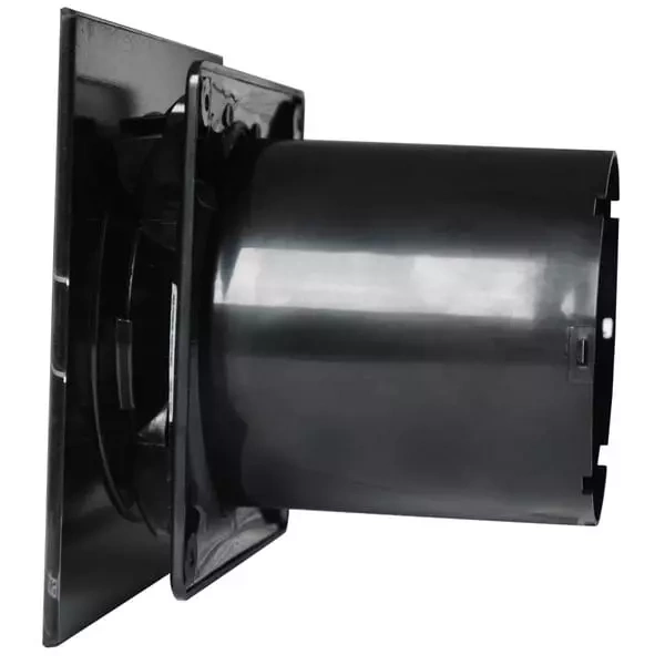 Inteligentny Wentylator łazienkowy CATA E120 GTH czarny LED czujnik wilgotności timer