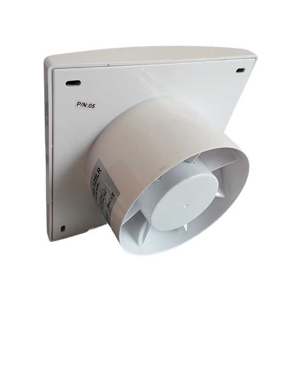 Wentylator łazienkowy, Berger Ventilatoren, cichy fi 125 z czujnikiem ruchu.