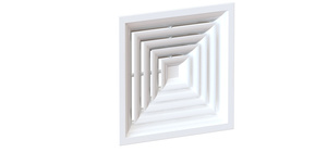 Anemostat nawiewny czterostronny 469x469mm