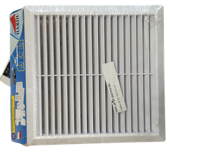 Kratka wentylacyjna 28*28 z siatką skośną i żaluzją.