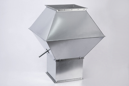 Wyrzutnia dachowa prostokątna typ E 300x300mm