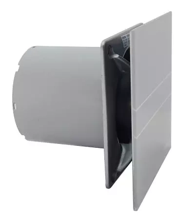 Inteligentny wentylator łazienkowy CATA E100 GTH higrostat+ timer SREBRNY