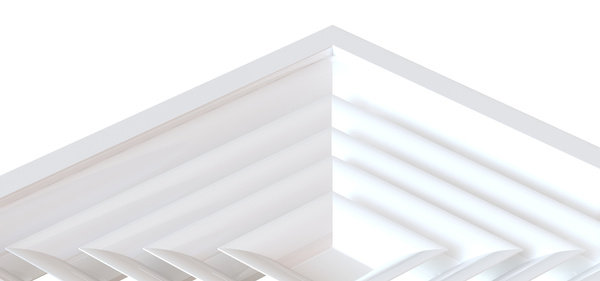 Anemostat nawiewny czterostronny 357x357mm