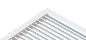 Kratka wentylacyjna 1225x625mm z pojedynczym rzędem kierownic usytuowanych pionowo