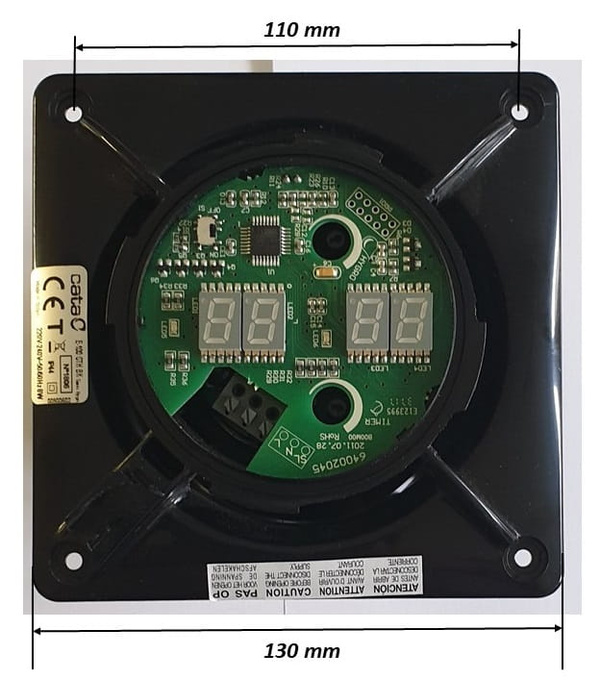 Inteligentny wentylator łazienkowy CATA E100 GTH higrostat+ timer CZARNY