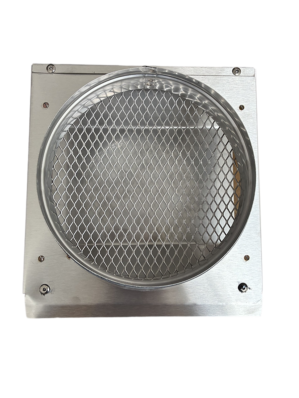Czerpnia, wyrzutnia powietrza trapezowa fi 200 nierdzewna z okapnikiem