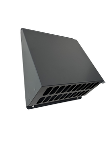 Czerpnia, wyrzutnia powietrza pionowa fi 200 antracyt z okapnikiem, kratka elewacyjna