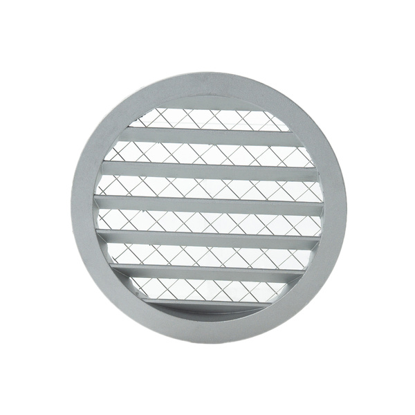 Czerpnia wyrzutnia kratka ścienna z siatką Ø125mm, aluminiowa