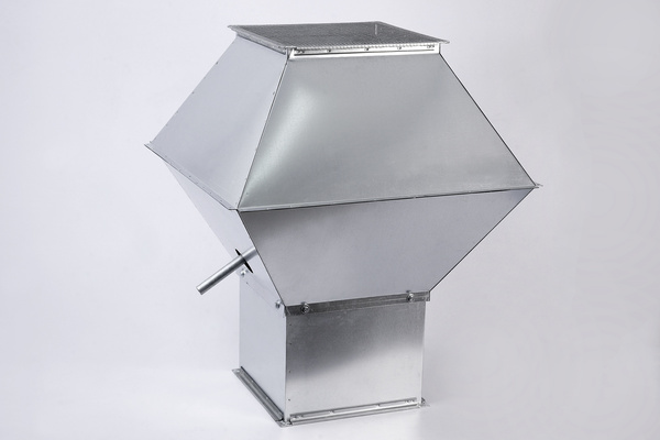 Wyrzutnia dachowa prostokątna typ E 800x800mm