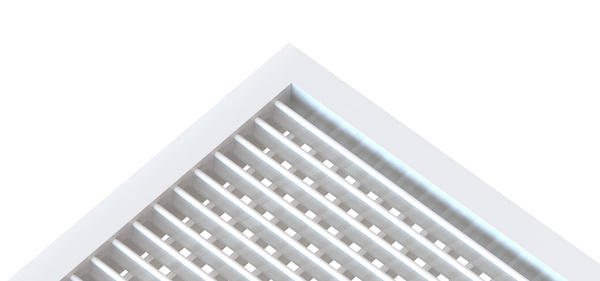 Kratka wentylacyjna 225x225mm z podwójnym rzędem kierownic usytuowanych pionowo i poziomo