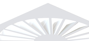 Nawiewnik wirowy z płytą kwadratową Ø200mm