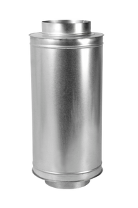 Tłumik okrągły Ø800mm, L=300mm, Izolacja=100mm