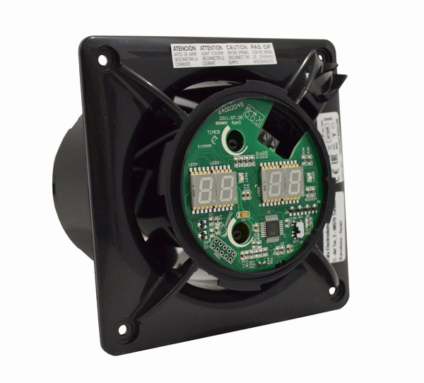 Inteligentny wentylator łazienkowy CATA E100 GTH higrostat+ timer CZARNY