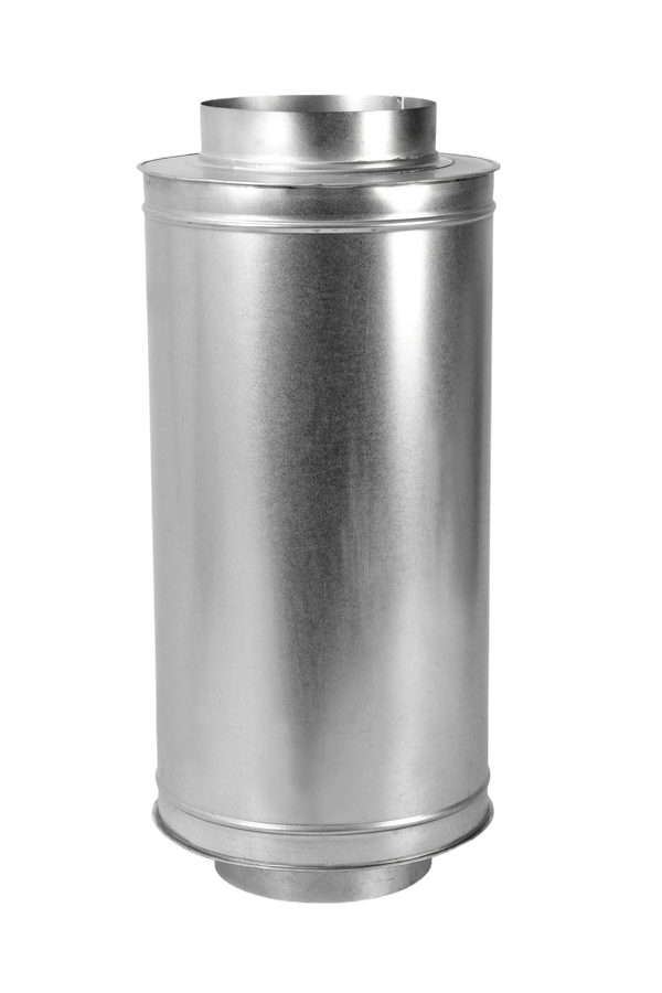 Tłumik okrągły Ø355mm, L=1000mm, Izolacja=100mm