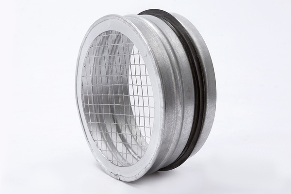 Sztucer, króciec do rur z siatką i uszczelką Ø125mm