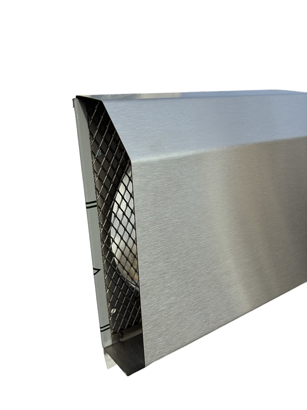 Czerpnia, wyrzutnia powietrza trapezowa fi 160 nierdzewna z okapnikiem