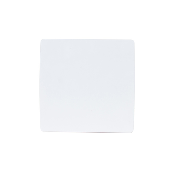 Wentylator łazienkowy Berger Ventilatoren cichy fi 125 z panelem przednim białym i klapą zwrotną.