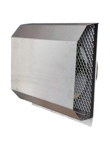 Czerpnia, wyrzutnia powietrza trapezowa  fi 200 nierdzewna z okapnikiem