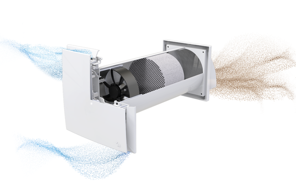 Rekuperator ścienny PICO PRO+45 z czujnikiem wilgotności i czujnikiem CO2 + WiFi