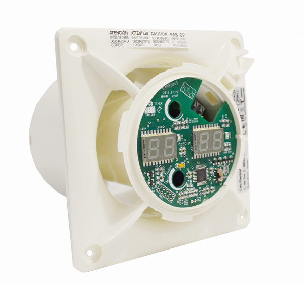 Inteligentny Wentylator łazienkowy CATA E120 GTH biały LED czujnik wilgotności timer