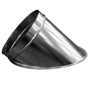 Sztucer, króciec cylindryczny bez uszczelki kąt 45˚ Ø160mm