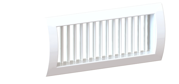 Kratka wentylacyjna do montażu na przewodach Spiro z pojedynczym rzędem kierownic usytuowanych pionowo 825x225mm
