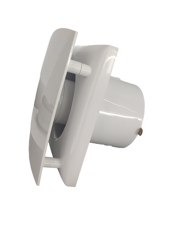 Wentylator łazienkowy Berger Ventilatoren, cichy fi 125 z czujnikiem wilgoci (higrostat) i klapą zwrotną.