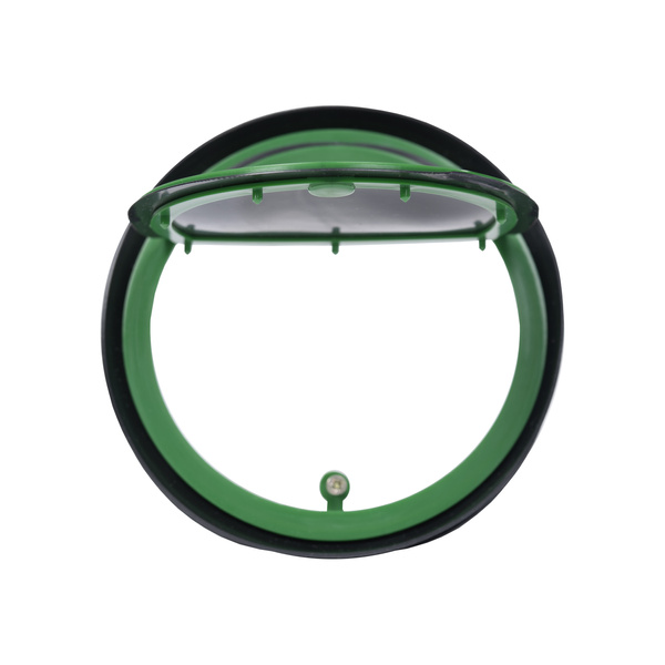 Szczelna klapa zwrotna z magnesem do okapu kuchennego Berger Ventilatoren fi 125 zielona