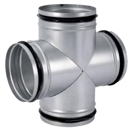 Czwórnik z uszczelką Ø200mm/125mm