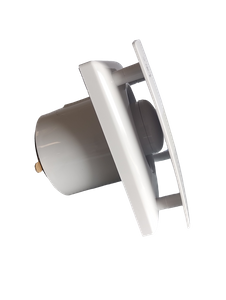 Wentylator łazienkowy Berger Ventilatoren, cichy fi 125 z czujnikiem wilgoci (higrostat) i klapą zwrotną.