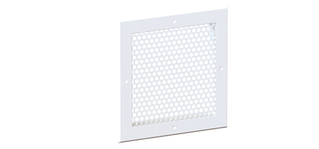 Anemostat wywiewny perforowany 357x357mm