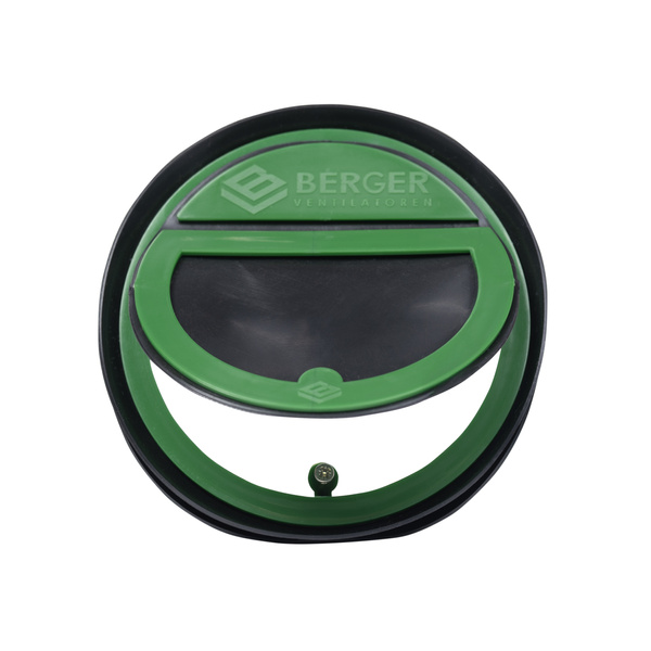Szczelna klapa zwrotna z magnesem do okapu kuchennego Berger Ventilatoren fi 125 zielona