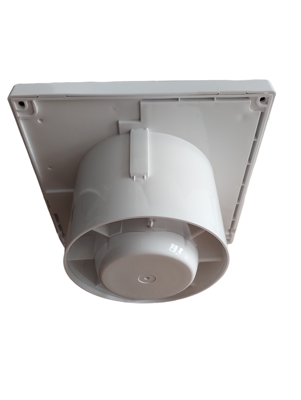 Wentylator łazienkowy Berger Ventilatoren, cichy fi 125 z czujnikiem wilgoci (higrostat) i klapą zwrotną.