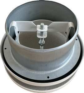 Anemostat nawiewno wywiewny okrągły SVF 100 skandynawski