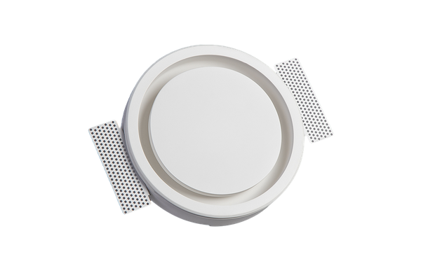 Bezramkowy Anemostat gipsowy nawiewno-wywiewny FI 125