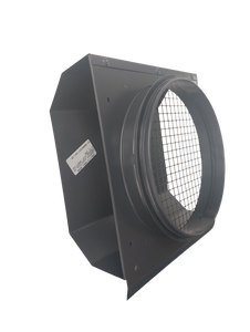 Czerpnia, wyrzutnia powietrza trapezowa  fi 250 antracyt z okapnikiem