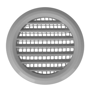 Kratka wentylacyjna drzwiowa okrągła Ø 47 mm, biała (opakowanie 4 szt.)