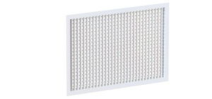 Kratka wentylacyjna 1225x225mm z podwójnym rzędem kierownic usytuowanych pionowo i poziomo