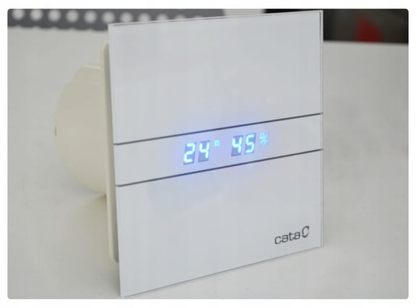 Inteligentny wentylator łazienkowy CATA E100 GTH higrostat+ timer BIAŁY