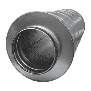 Tłumik okrągły Ø125mm, L=1000mm, Izolacja=50mm