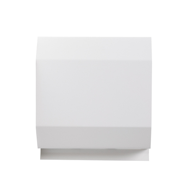 Czerpnia, wyrzutnia powietrza trapezowa fi 160 biała z okapnikiem